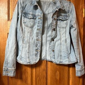 Liz Claiborne Light Blue Jean Jacket